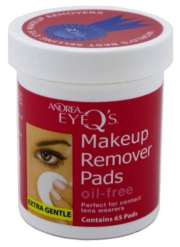 Andrea Eye Q's 65 Count Oil Free White