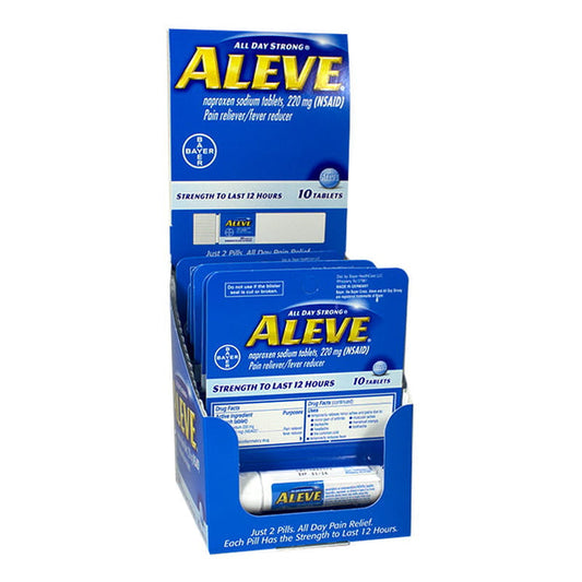 ALEVE 220MG VIAL TAB 10CT