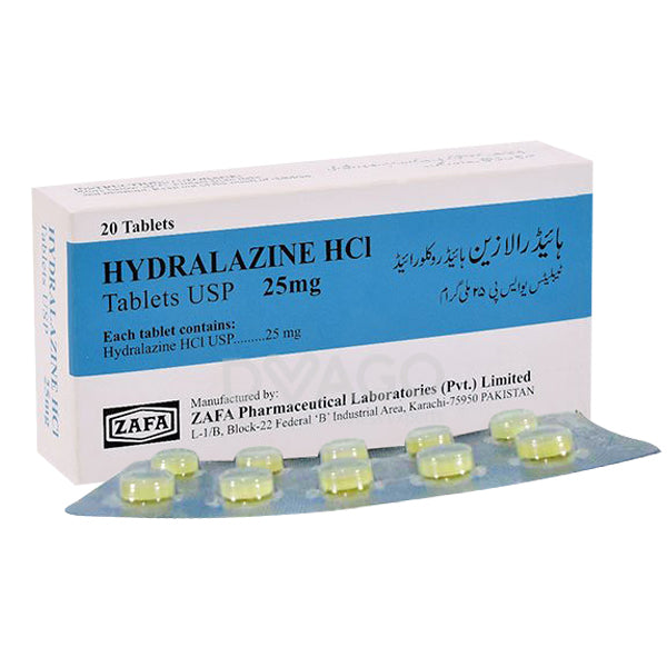 HYDRALAZINE HCL TB 25MG 1000