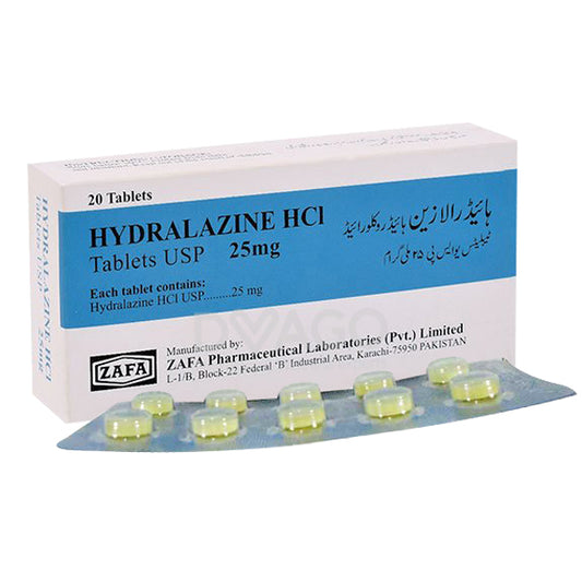 HYDRALAZINE HCL TB 25MG 1000