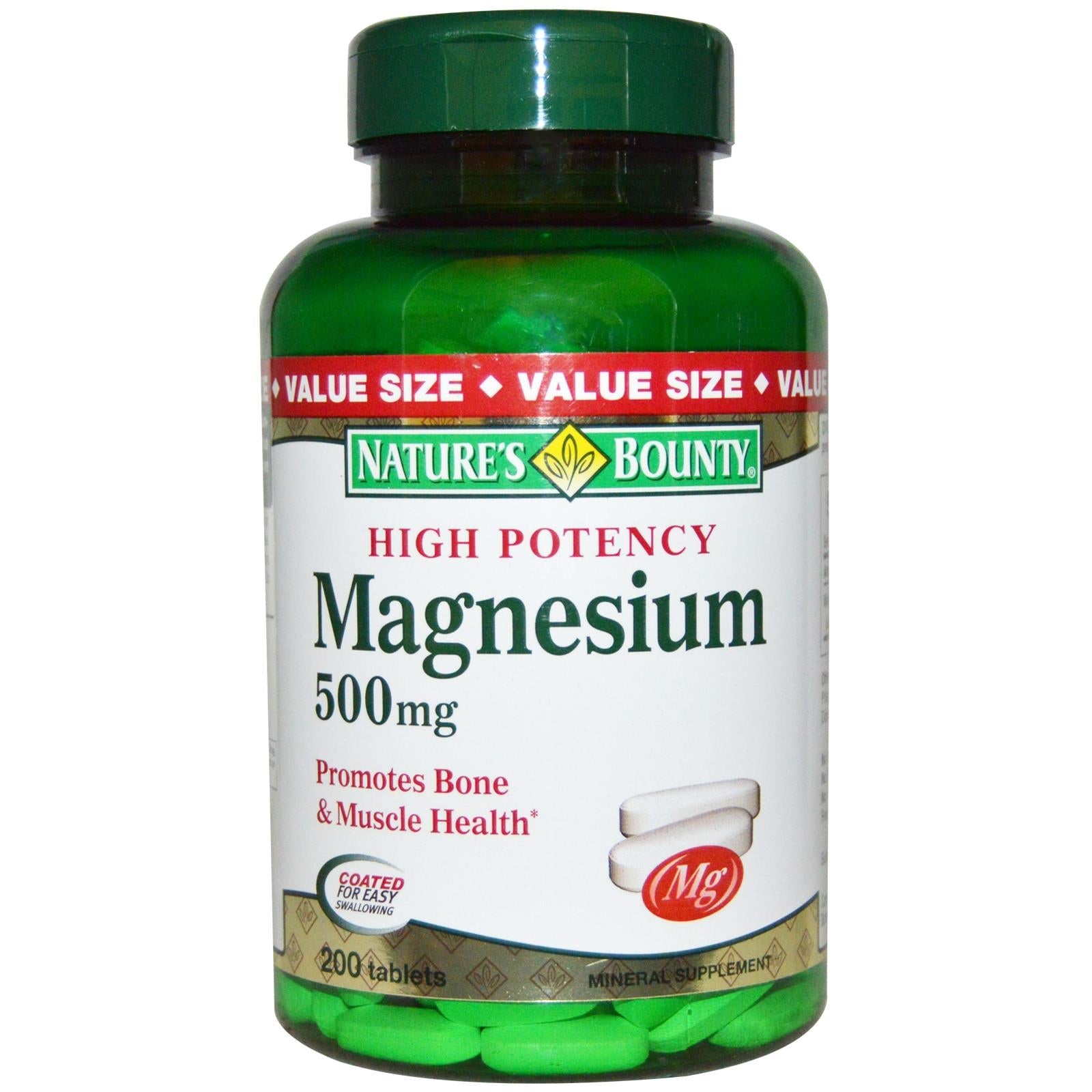 MAGNESIUM 500MG TAB 200CT NAT BOUNTY