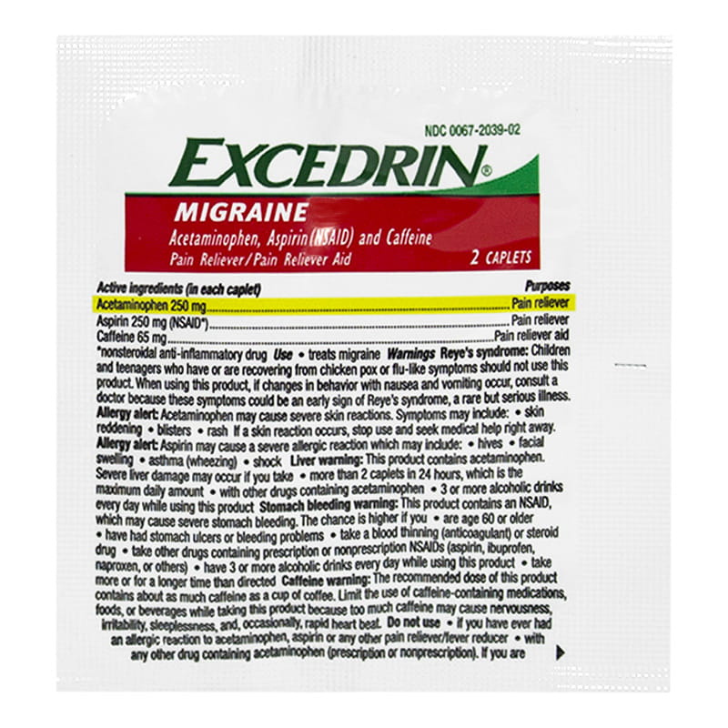 EXCEDRIN MIGRAINE CPL 24CT