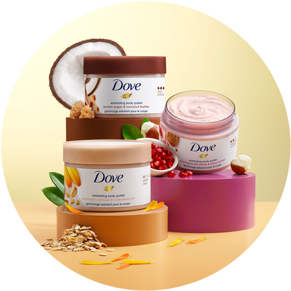 Dove Body Scrub 3.5oz Frosted Cranberry