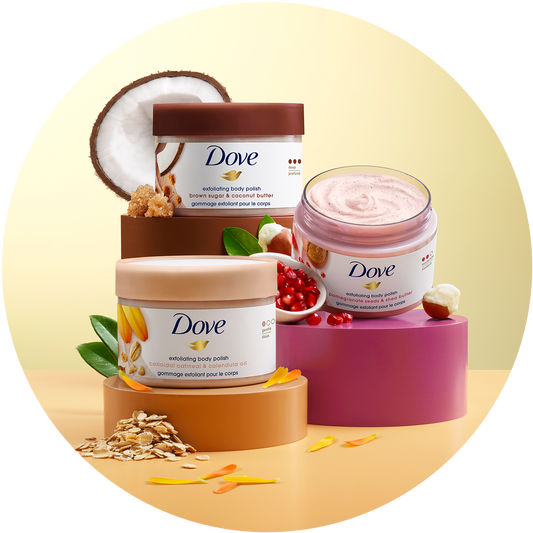 Dove Body Scrub 3.5oz Frosted Cranberry