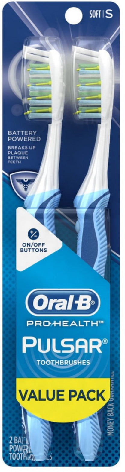 ORAL B PRO-HEALTH PULSAR SOFT T/B 2CT