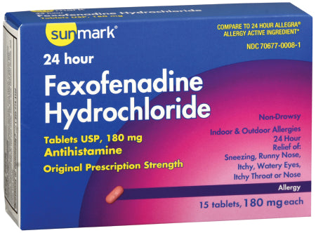 FEXOFENADINE 180 MG TAB 30