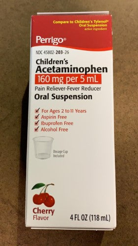 ACETAMIN CHLD GRPE ORAL SUS 118 ML