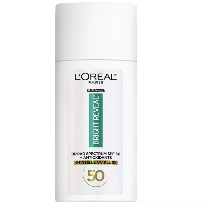 L'ORÉAL PARIS Bright Reveal Broad Spectrum SPF 50 Daily UV Lotion, 1.7 fl oz