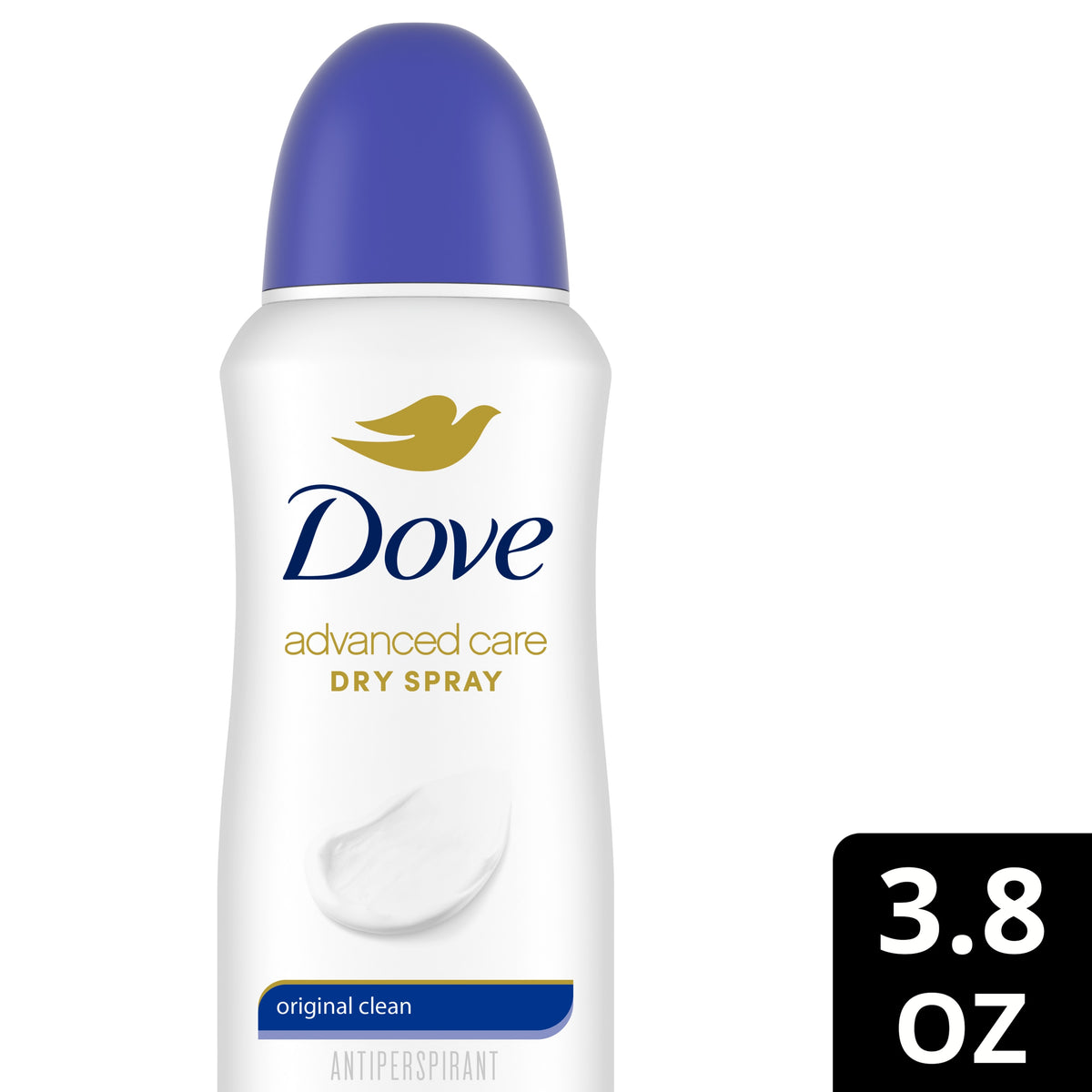 Dove Deodorant 3.8oz Dry Spray Original Clean
