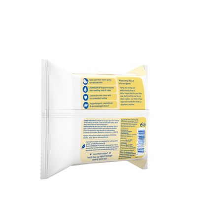 Johnsons Wipes Hand & Face 25 Count (4in)