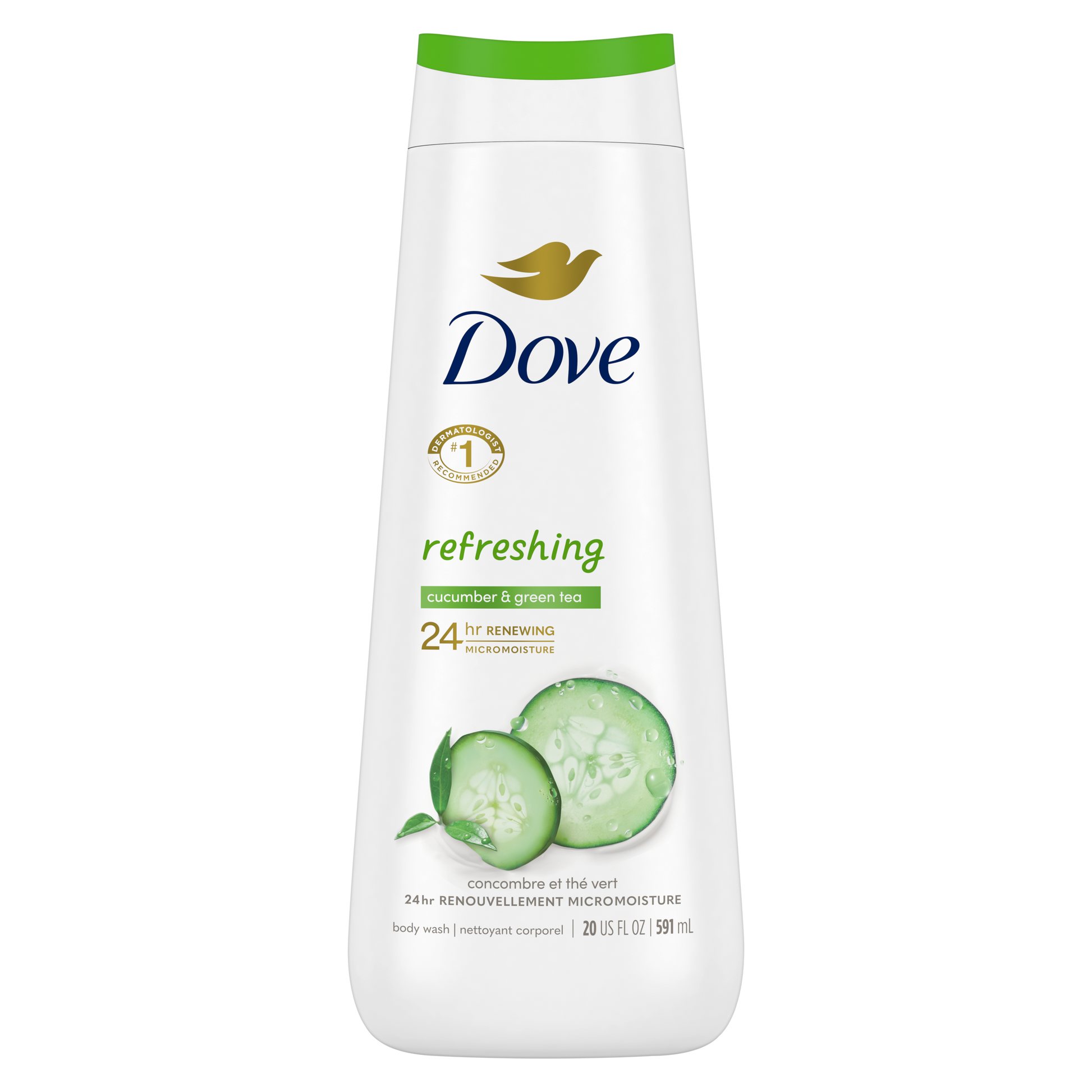 Dove Body Wash 12oz Refreshing Cucumber & Green Tea