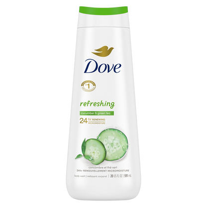 Dove Body Wash 12oz Refreshing Cucumber & Green Tea