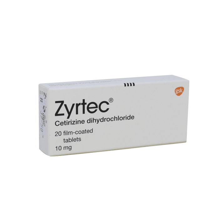 ZYRTEC TB 10MG 45 OTC