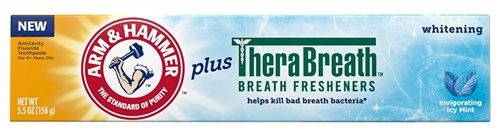 Arm & Hammer Toothpaste Plus Therabreath Icy Mints 5.5oz