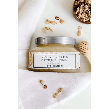 Whish Exfoliating Sugar Scrub, Pomagranate