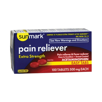 ACETAMINOPHEN 500 MG TAB 100 (10X10) UD