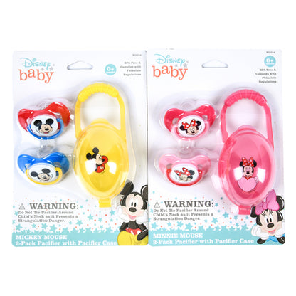 Disney Baby Pacifier Mickey & Minnie 0+M(12in)