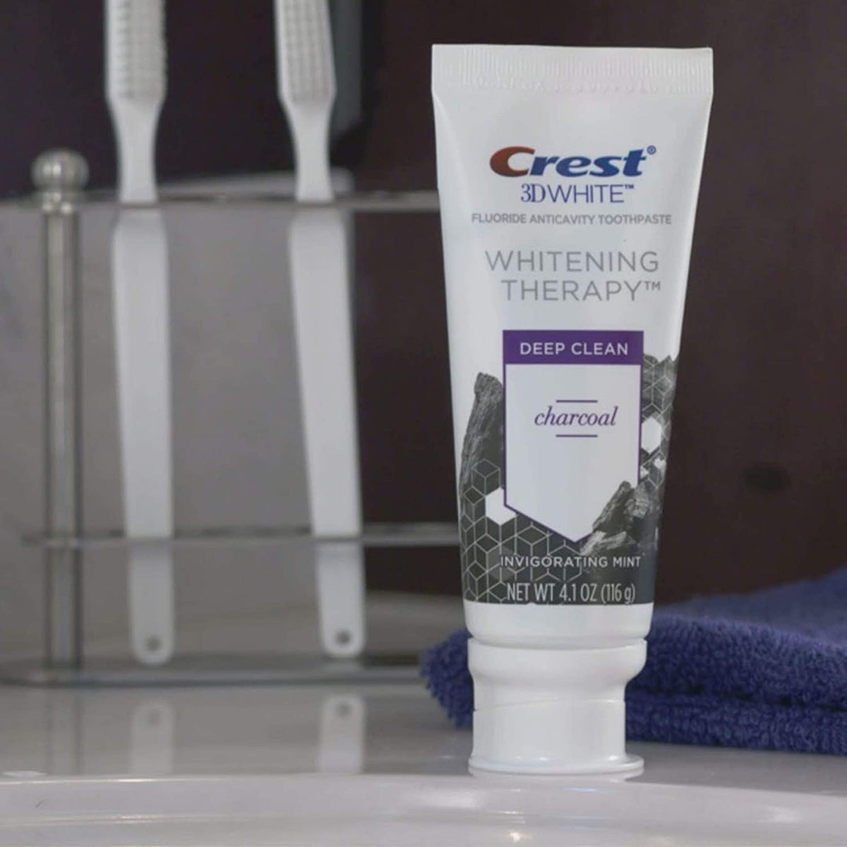 CREST 3D WHITE ADV CHARCOAL T/P 3.3OZ