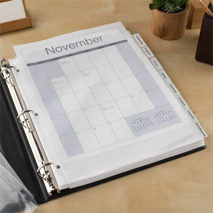 Avery Big Tab Insertable Dividers - Clear, 8 count