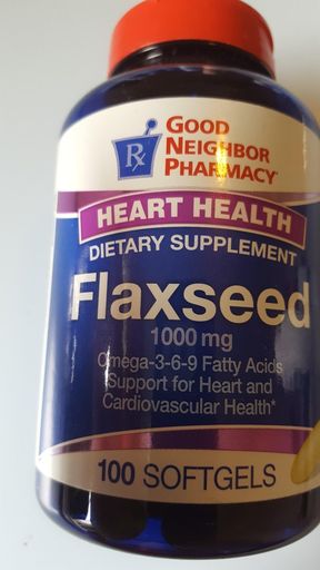 GNP FLAXSEED 1000 MG SGC 100