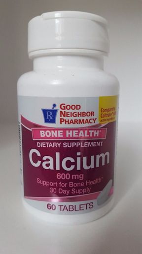 GNP CALC PLUS 600 MG TAB 60