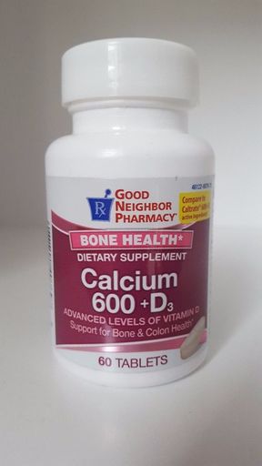 GNP CALC PLUS 600 MG TAB 60