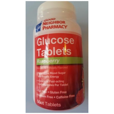 GNP GLUCOSE TAB ORANGE 50CT