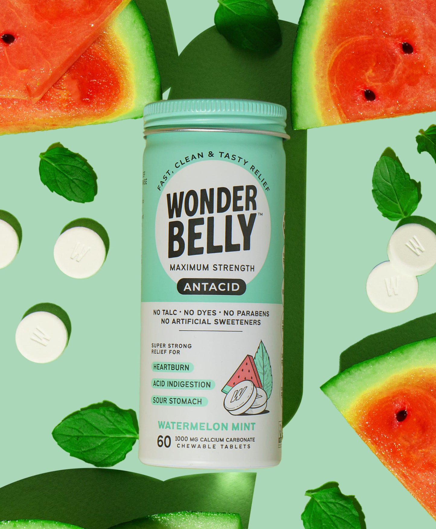 WONDER BELLY ANTACID,LEMON SORBET