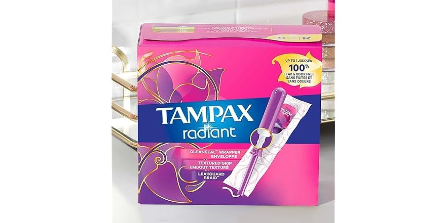 TAMPAX RADIANT SUPER TAMPON 14CT
