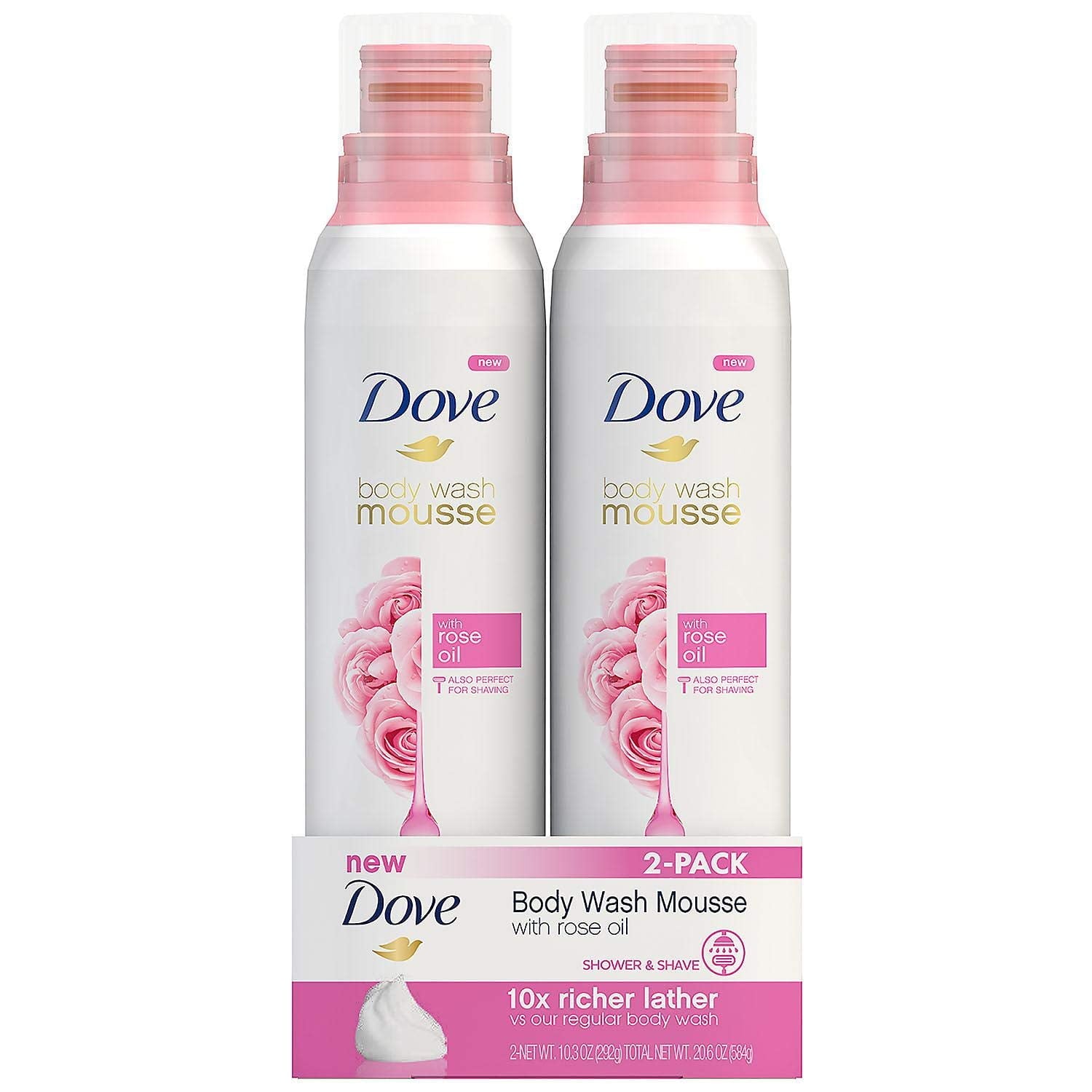 DOVE BODY WASH MORN BLOSSOM 20Z