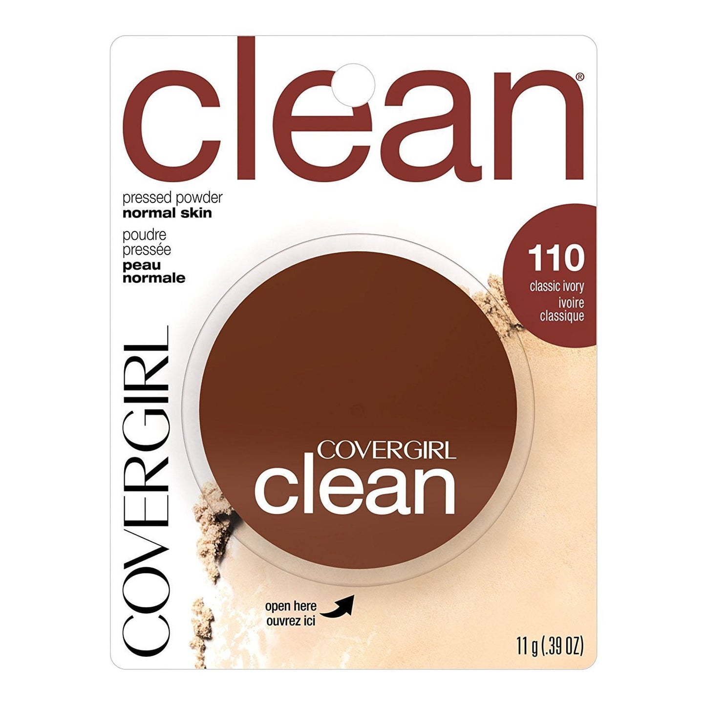 COVERGIRL Clean Pressed Powder - 105 Ivory