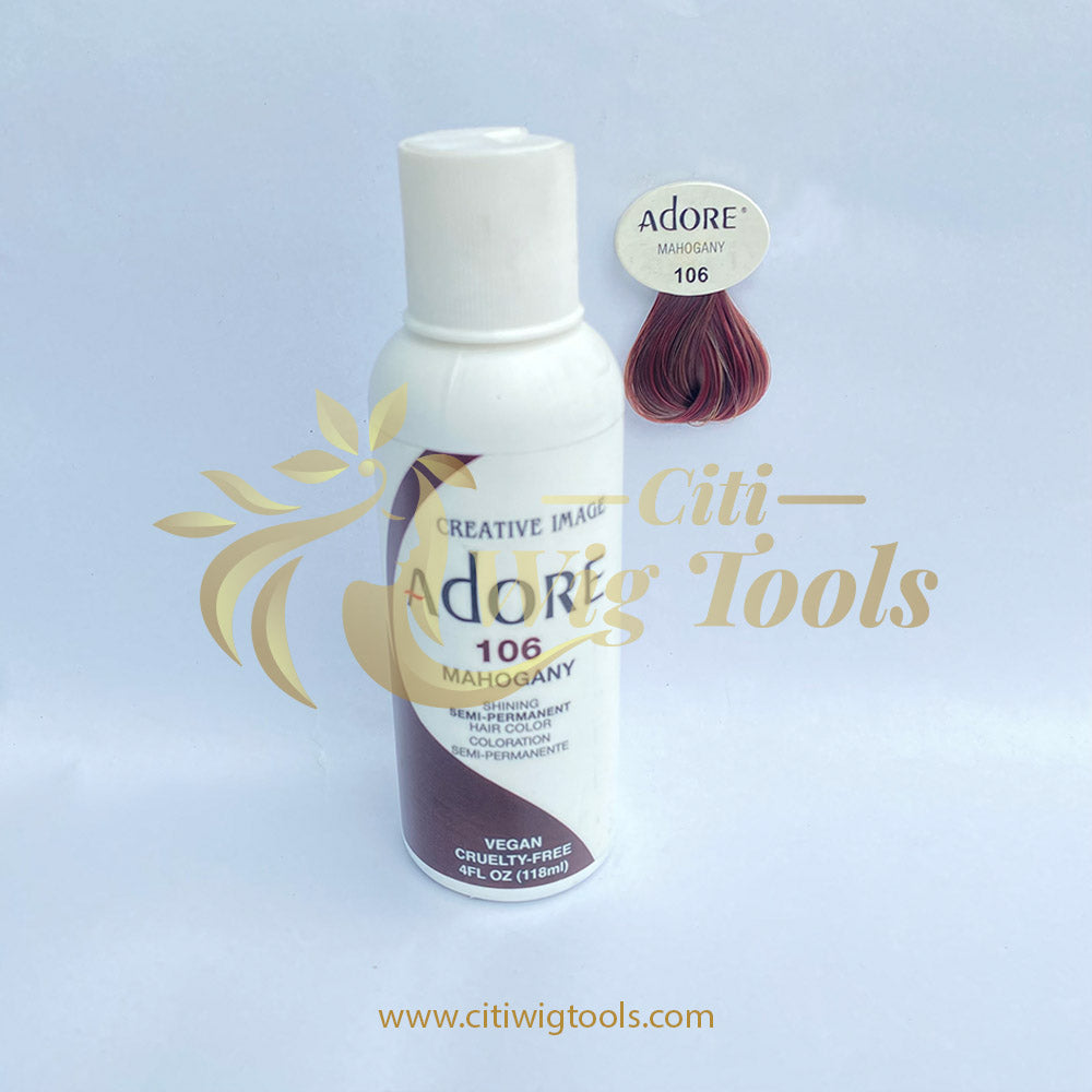 Adore Semi-Permanent Haircolor #106 Mahogany 4oz