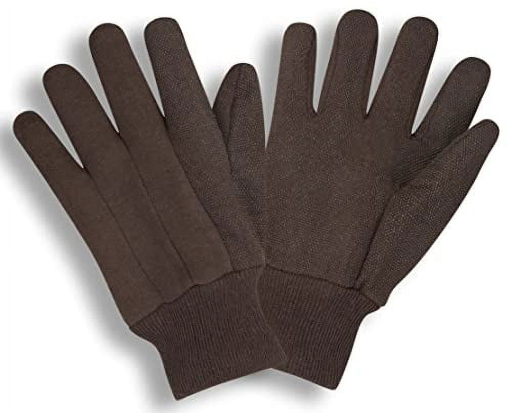 CORDOVA Medium Weight Large Jersey Gloves - Brown
