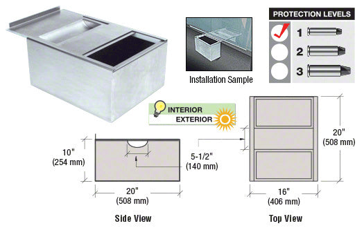 CLR-VIEW STK HNG BIN 18"X11"X10" 4CT DS