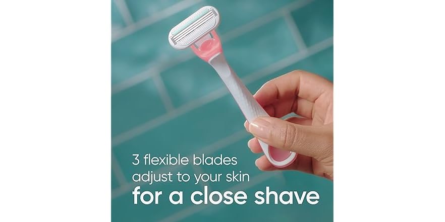 VENUS SIMPLY3 SENSITIVE DSPSBL RAZOR 4CT