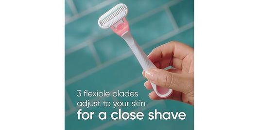 VENUS SIMPLY3 SENSITIVE DSPSBL RAZOR 4CT