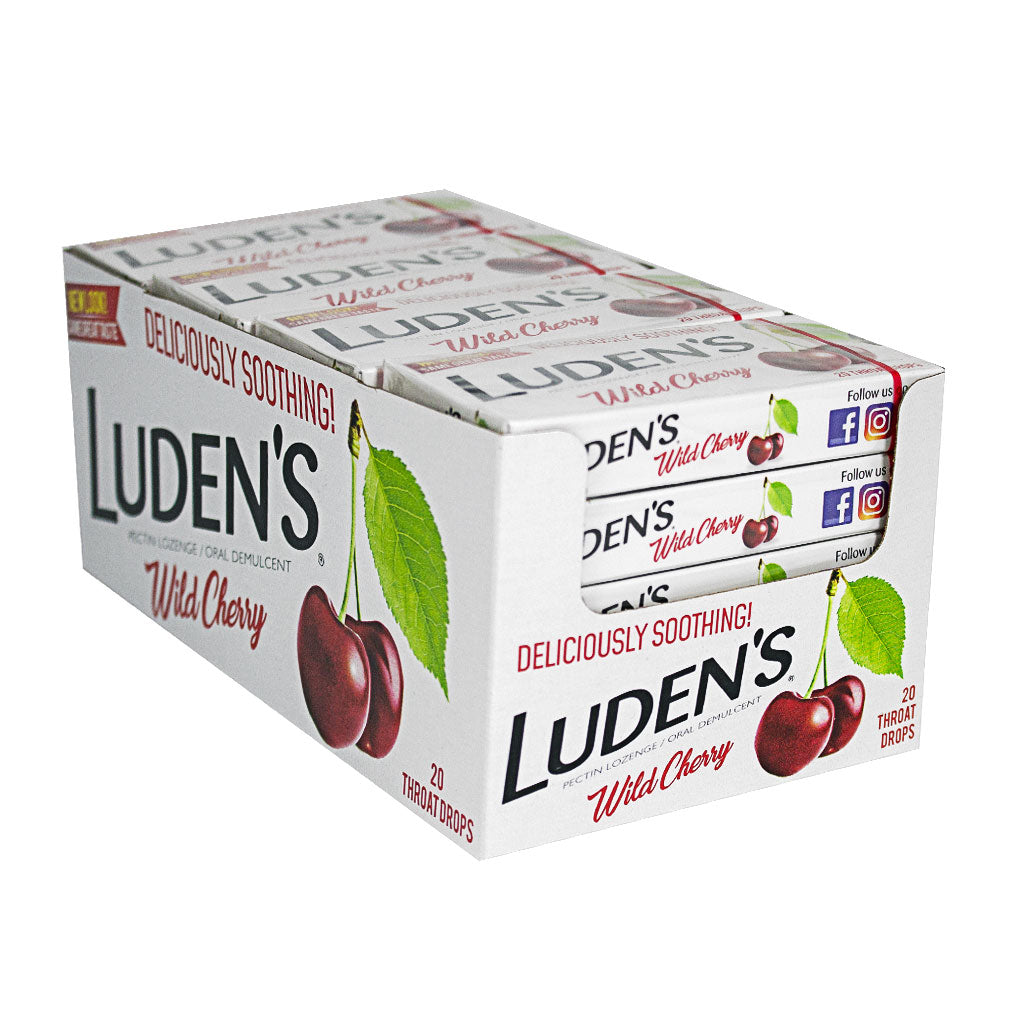 LUDENS BOX WILD CHERRY 20X20CT