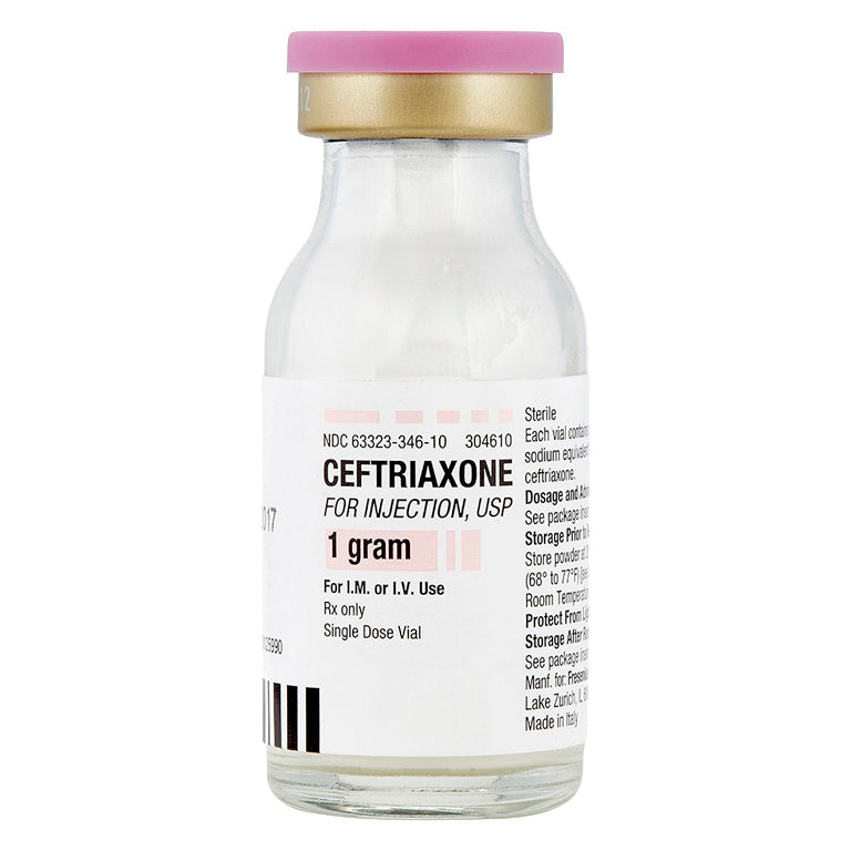 CEFTRIAXONE SOD PR 1GM 10