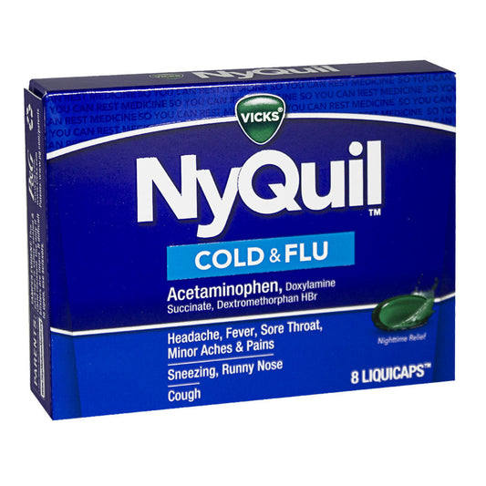 NYQUIL COLD & FLU ORIGINAL LIQ 8OZ