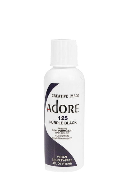 Adore Semi-Permanent Haircolor #125 Purple Black 4oz