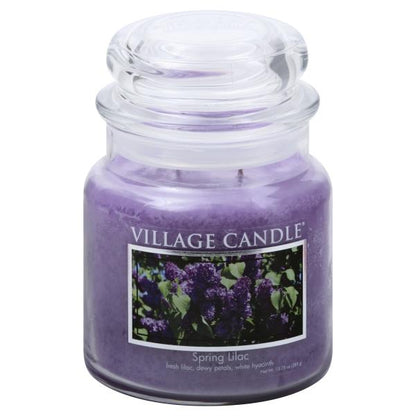 Village Candle Large Apothecary Jar Candle - Spring Lilac