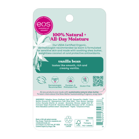eos Natural Shea Lip Balm Sphere - Vanilla Bean