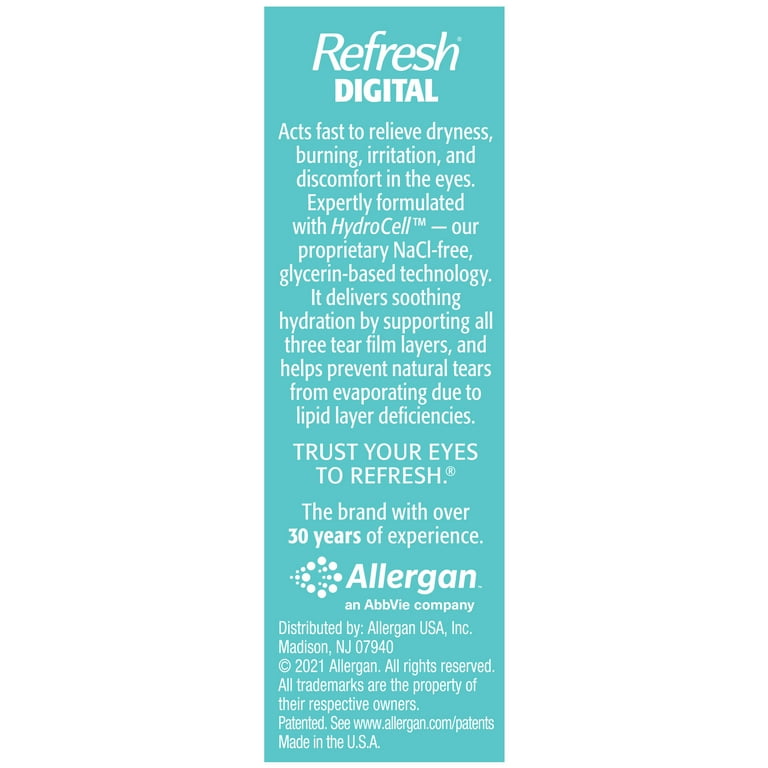 REFRESH DIGITAL EYE DROPS PF 30CT