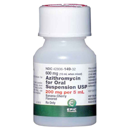 AZITHROMYCIN PT 200MG/5ML 22.5ML