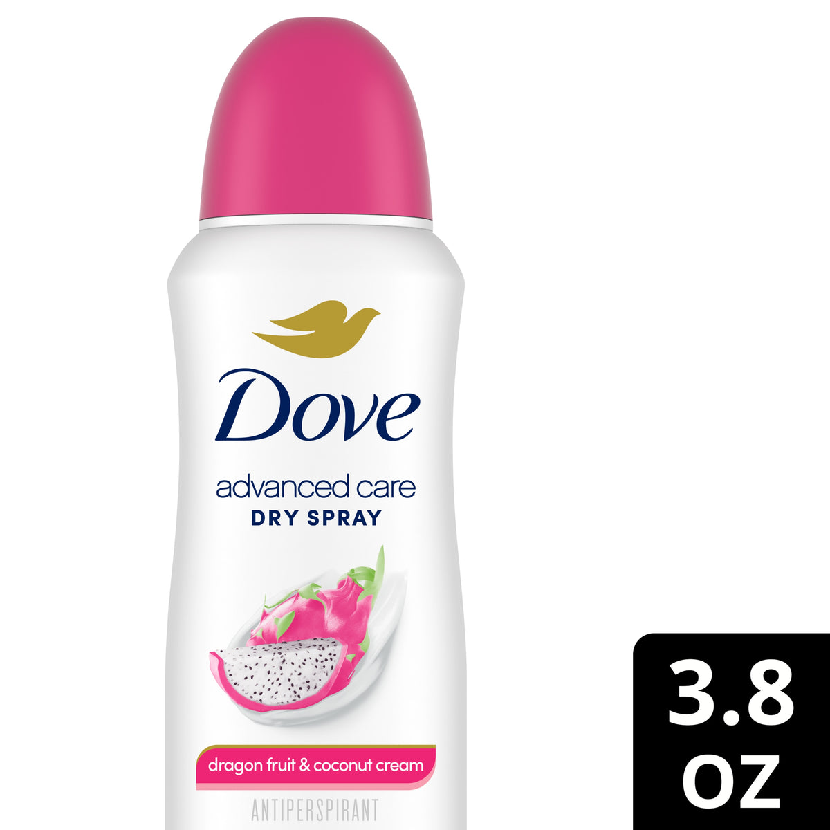 Dove Deodorant 3.8oz Dry Spray Dragon Fruit & Coconut Cream