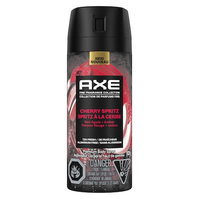 Axe Premium Body Spray Cherry Spritz Red Apple & Amber 4oz