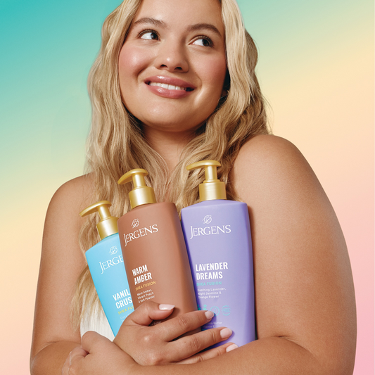 Jergens Shea Fusion Warm Amber Body Lotion 14oz Pump