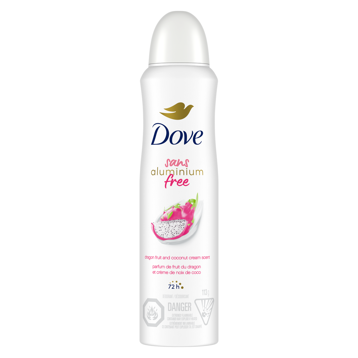 Dove Deodorant 3.8oz Dry Spray Dragon Fruit & Coconut Cream