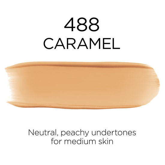 L'ORÉAL PARIS Infallible 32 Hour Fresh Wear Lightweight Foundation, 488 Caramel, 1 oz.