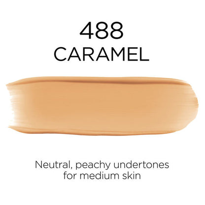 L'ORÉAL PARIS Infallible 32 Hour Fresh Wear Lightweight Foundation, 488 Caramel, 1 oz.